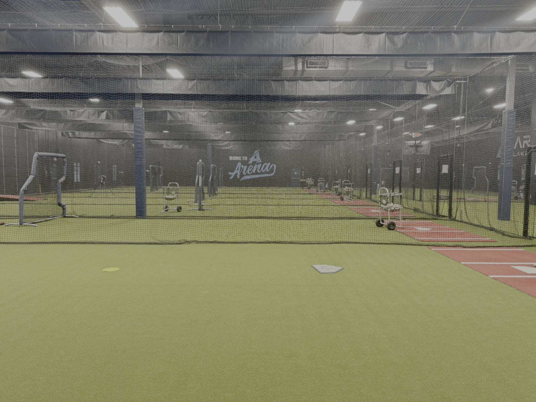 Athletes training inside the Arena LKN facility